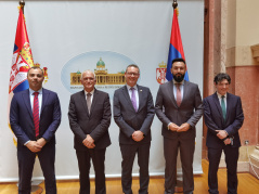 26 May 2021  The members of the PFG with Canada meet with the Canadian Ambassador to Serbia